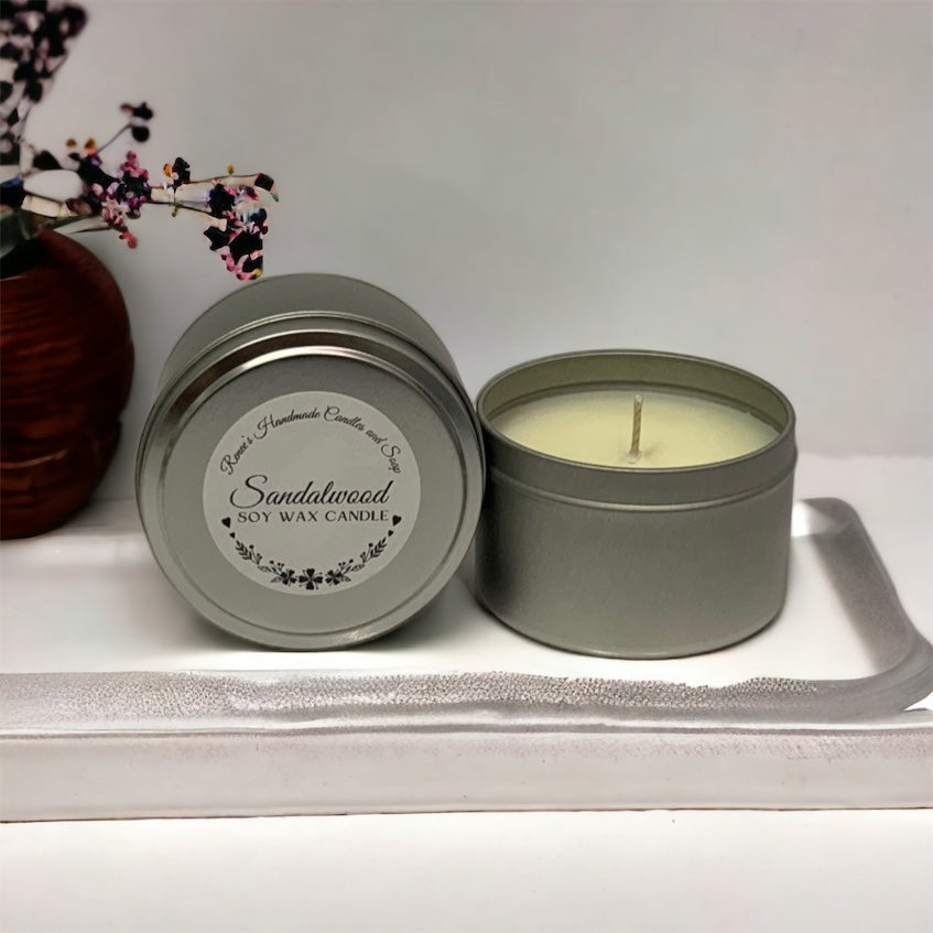 Silver Tin ~ Sandalwood
