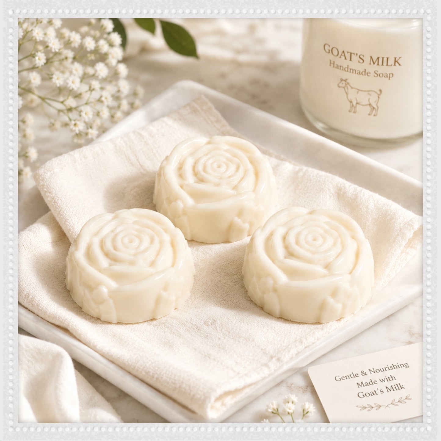MADE-TO-ORDER ~ Rose Shaped Soap