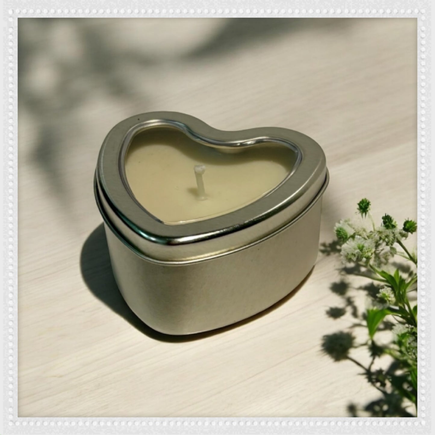 IN-STOCK ~ Silver Heart Tins