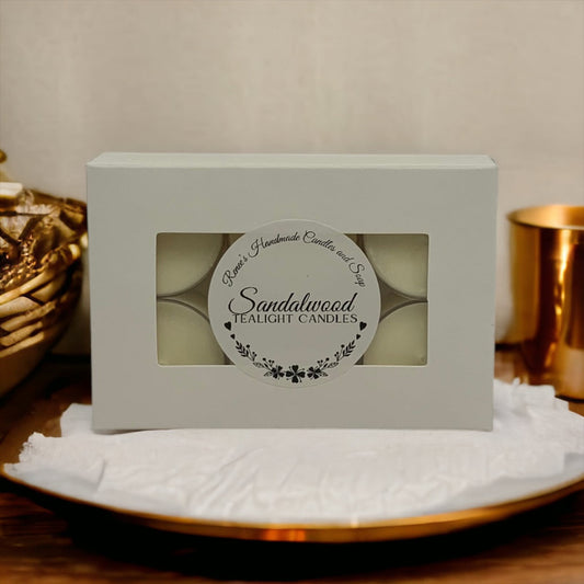Tealight Candles (6 pack) ~ Sandalwood